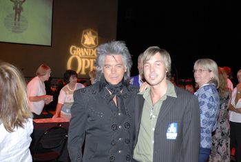 Marty Stuart and Justin at Porters Reception
