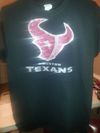 JJ Watt Texans Pink Logo Glitter Shirt