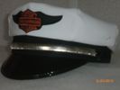 Customized Motorcycle Hat w/ Rope -White Hat Color