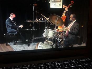 Bill Charlap performing at The Jazz Forum during the pandemic.he Jazz Forum
