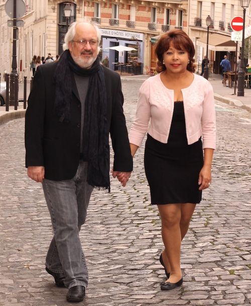 Leslie & Gerard in Montmartre.