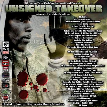 Young CRhyme,Rick Ross,D-Block and many more Unsigned Takeover Vol.28 17.Young Cap ft. Smooth Dru - Dawn of a New Soldier (prod by Mozart Jones) http://www.datpiff.com/Young-CRhyme-Unsigned-Takeover-Vol28-mixtape.418344.html
