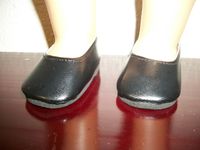 Black slip on dress shoe