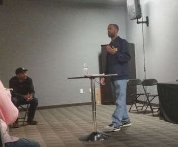Posted on 6/15/21: This image is from the day of the April 2019 Foundation Men's Breakfast. I spoke about our identity in Jesus Christ...Do you know your identity in Jesus?
