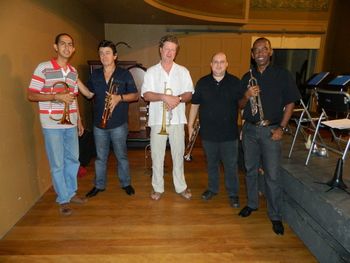 UFR Jazz Ensemble trumpet section, Rio de Janeiro
