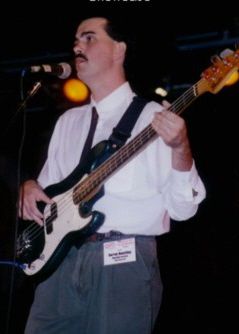 Owensboro KY 1991 IBMA. Playing Sally Truit's mustang bass
