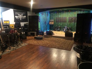 Another angle of the stage/live room
