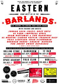The Eastern Barlands tour w/ Ryan Fisherman + Best Bets + Shakin' Evil Hayride