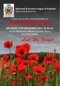 Burra RSL Remembrance Day
