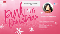 Ali Matthews at Pink Christmas
