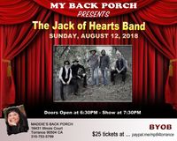 My Back Porch presents - The Jack of Hearts Band! Live in Torrance!