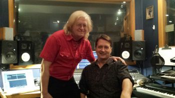With producer, musician Jeff Andersen
