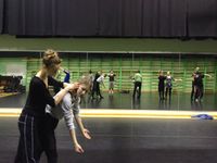 Choreography students at Tallinn University, Estonia