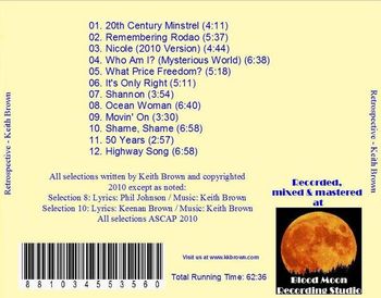 Retrospective Back CD Cover (2010)
