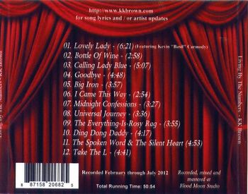 Living By The Numbers Back CD Cover
