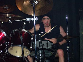 Our drummer, Kris Brown
