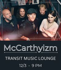 McCarthyizm back at The Transit Music Lounge