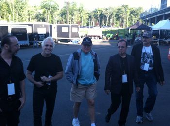 Backstage with Bruce Johnston opening for The Beach Boys!!!!
