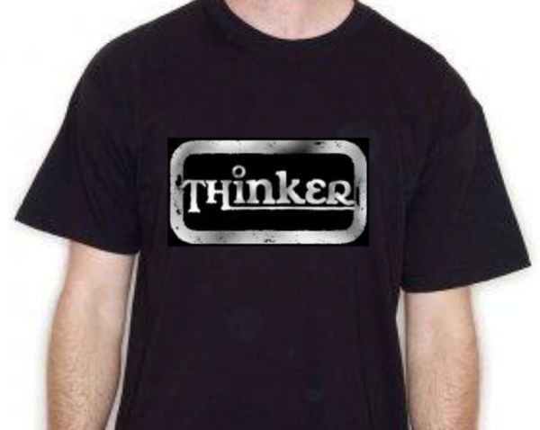 Thinker T-Shirt, Black