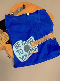 Be Good To Yourself Logo T-shirt /  V-neck, "women's cut" 