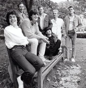 Galahad 1985-1986: Paul, Nick, John, Mike, Stu, Roy, Paddy
