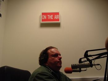 Jim Alger on air

