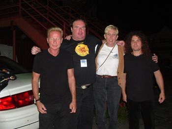 Phil Moog (UFO), Jim, Janice, Vinnie Moore (UFO)
