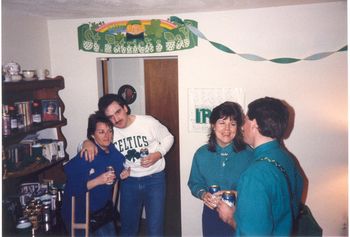 Peggy and Gene on St. Patty's Day
