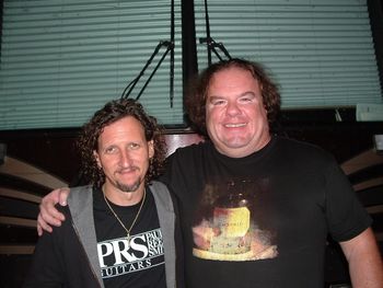 John Wesley and Jim Alger on the Porcupine Tree 2005 Fall tour
