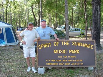 Jim and Sinker at the second Wanee 2006
