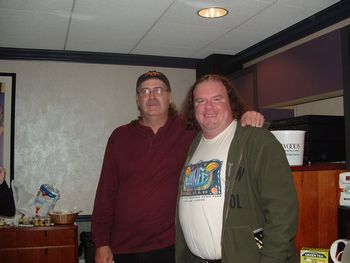 Brian Bassett (Foghat) and Jim Alger Foxwoods, Conn. May 16, 2006
