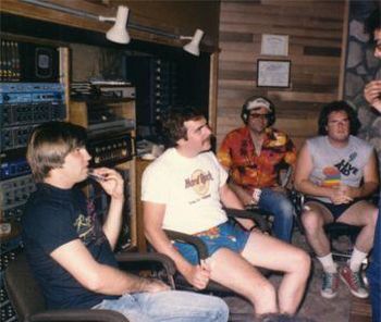 Jack, Sam, John, Jim, at Baker St. Studios

