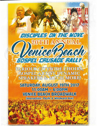 20th Annual Venice Beach Gospel Crusade Rally