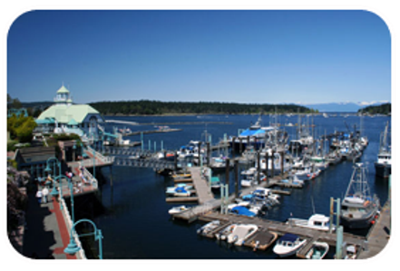 An image of the Nanaimo city waterfront