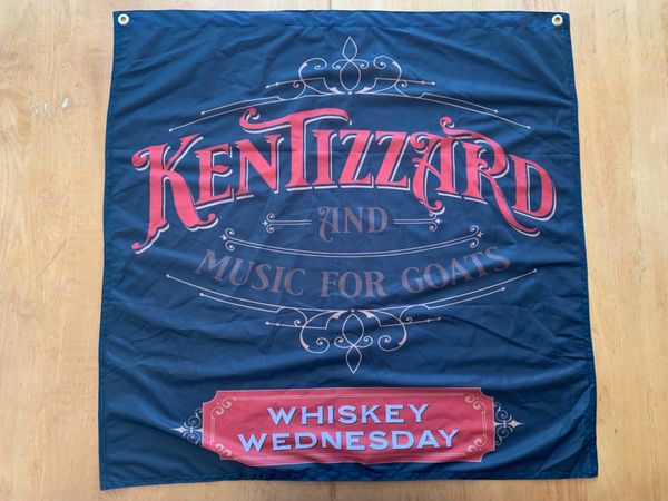Whiskey Wednesday 3' x 3' Flag with Grommets on top