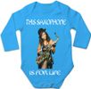 SAX UP YOUR LIFE Long Sleeve Baby Body Suit For Saxophone Lovers