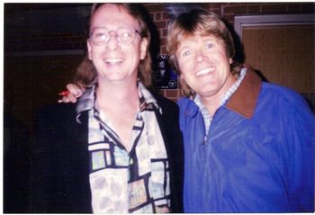 Peter Noone with George after a show
