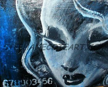 BLUE SMOKE / 2011 / 20x16 Acrylic on canvas / Acrylique sur toile SOLD / VENDU
