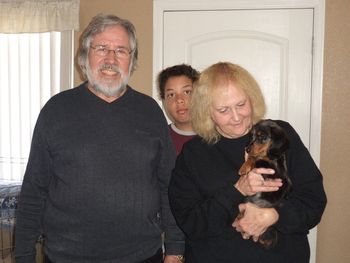 Bear goes to her forever home with Vicki and Bil Sudduth! I am sure she will bring you many happy times and lots of kisses!
