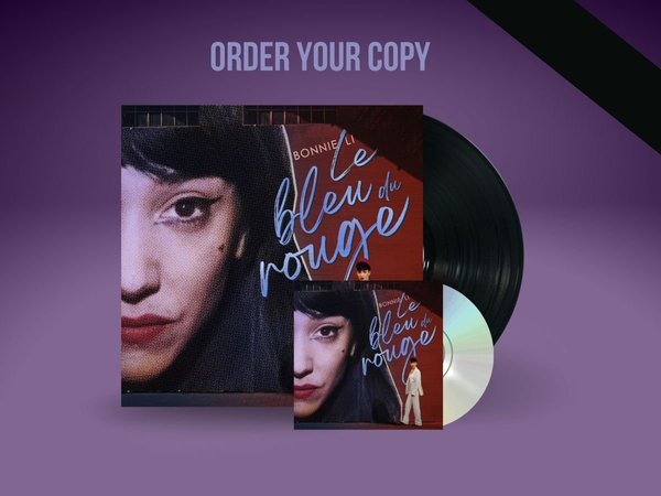 'Le Bleu du Rouge' Bonnie Li's new album PACK: VINYL + CD + DIGITAL