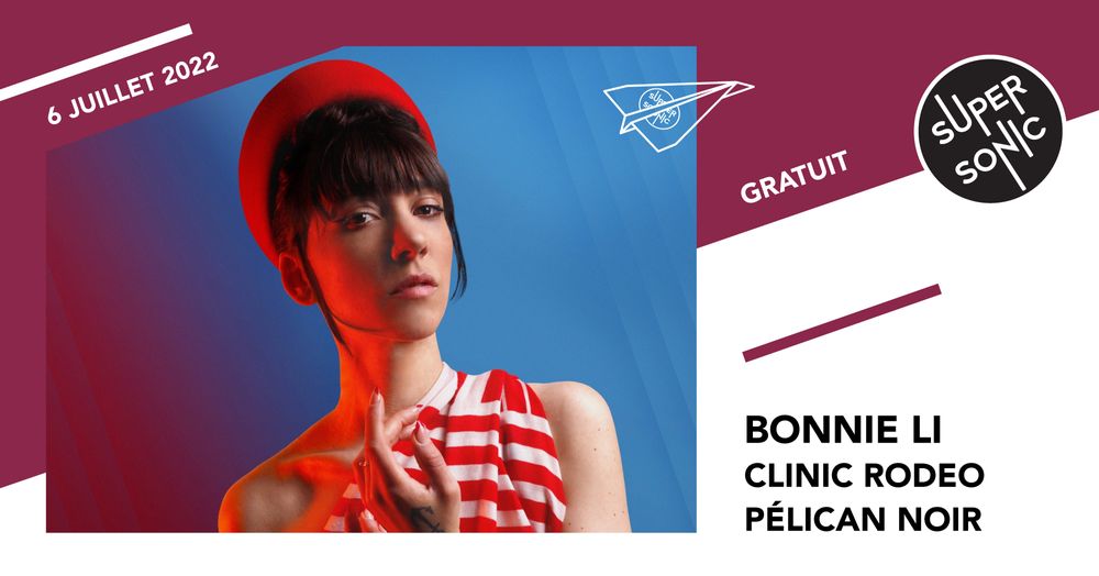 Bonnie Li, Le Bleu du Rouge,Concert, Paris, Soirée de lancement, release party, Supersonic, Clinic Rodeo, Pelican Noir