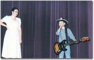 Johnny at one of his first talent shows
