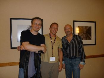With Gavin Harrison and Steve Smith
