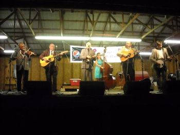 The night show for The Sheppard Brothers at Hundred, WV Veterans BG festival.
