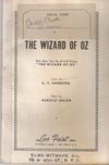 The Wizard of Oz Songbook Cover (Limited print)