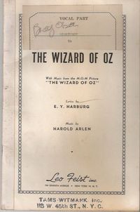 The Wizard of Oz Songbook Cover (Limited print)