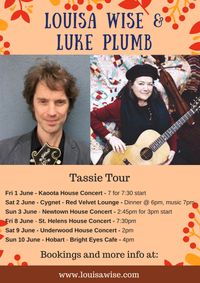 Louisa Wise & Luke Plumb House Concert