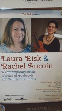 Louisa Wise supporting Laura Risk and Rachel Aucoin 