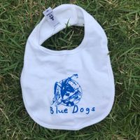 Blue Dogs Baby Bib