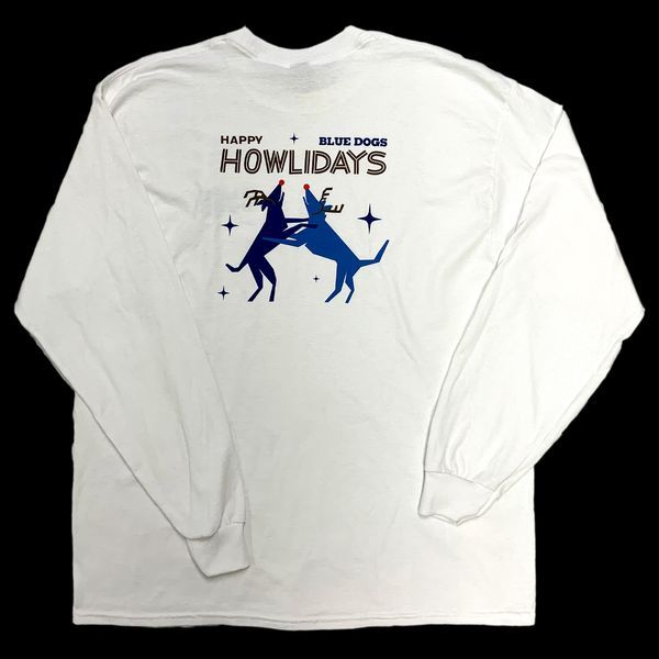 Happy Howlidays Long Sleeve - White